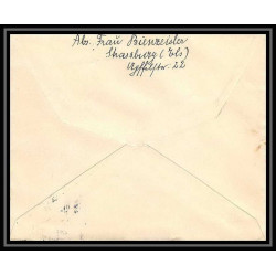 Lettre 1 2893 Prisonniers de Guerre Kriegsgefangenen war 1914/1918 censuré Strasbourg pour Roanne Loire 1916