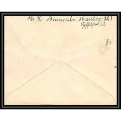 Lettre 1 2900 Prisonniers de Guerre Kriegsgefangenen war 1914/1918 censuré Strasbourg p Roanne Loire 1916