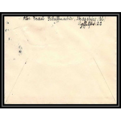 Lettre 1 2909 Prisonniers de Guerre Kriegsgefangenen war 1914/1918 censuré Strasbourg p Roanne Loire 1916