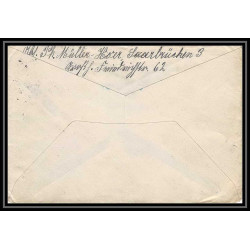 Lettre 1 2911 Prisonniers de Guerre Kriegsgefangenen war 1914/1918 censuré Saarbrucken 3 p Roanne Loire 1917