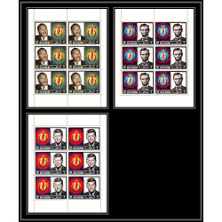 358 - Ras Al Khaima MNH ** Mi N° 226 / 228 A human rights Kennedy Lincoln Luther king feuilles sheets