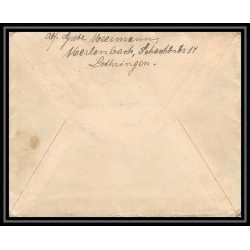 Lettre 1 2915 Prisonniers de Guerre Kriegsgefangenen war 1914/1918 Saargemünd Merlenbach censuré p Roanne Loire 1917