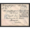 Lettre 1 2959 Prisonniers de Guerre Kriegsgefangenen war 1914/1918 censuré Geislautern p Romans Drome 1917