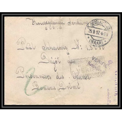 Lettre 1 2964 Prisonniers de Guerre Kriegsgefangenen war 1914/1918 censuré Geislautern p Romans Drome 1917