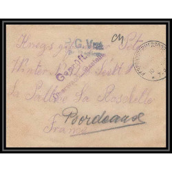 Lettre 1 2980 Prisonniers de Guerre Kriegsgefangenen war 1914/1918 censuré kerprichhemmersdorf La Rochelle Charente 1916