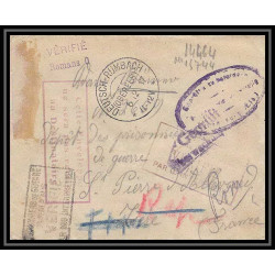 Lettre 1 2985 Prisonniers de Guerre Kriegsgefangenen war 1914/1918 censuré rumbach p Saint-Pierre-d'Allevard isère 1917