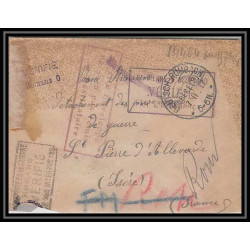 Lettre 1 2989 Prisonniers de Guerre Kriegsgefangenen war 1914/1918 censuré rumbach Saint-Pierre-d'Allevard isère 1917