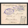 Lettre 1 2995 Prisonniers de Guerre Kriegsgefangenen war 1914/1918 censuré olwerschied ? p Roussillon isère 1916