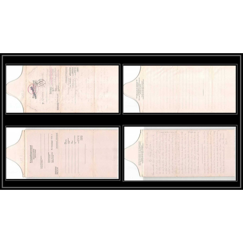 Lettre 2681 Prisonniers de Guerre Kriegsgefangenen war 1939/1945 Stalag XVIII 1939