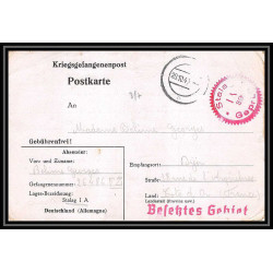 Lettre 2688 Prisonniers de Guerre Kriegsgefangenen war 1939/1945 Stalag 1A 39