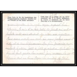 Lettre 2706 Prisonniers de Guerre Kriegsgefangenen war 1939/1945 STALAG 6C 22 AISNE BELIGNAT