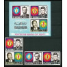 359e - Ras Al Khaima MNH ** Mi bloc N° 125 B + se tenant overprint Kennedy LINCOLN LUTHER LING 