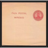 0620 Argentine (Argentina) Entier Entier postal Stationery faja postal impressos Neuf rouge