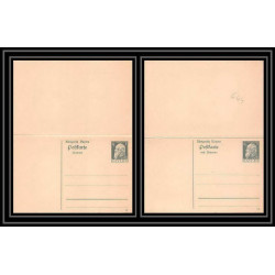 0644 Allemagne (germany) BAYERN Entier Entier postal Stationery Carte postale avec Réponse complet Neuf
