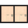 0644 Allemagne (germany) BAYERN Entier Entier postal Stationery Carte postale avec Réponse complet Neuf