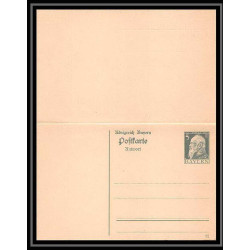 0644 Allemagne (germany) BAYERN Entier Entier postal Stationery Carte postale avec Réponse complet Neuf