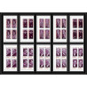 360a Fujeira MNH ** Mi N° 495 / 504 B Non dentelé imperf personalities from german history cote 60 euros bloc 4