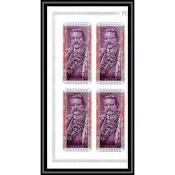 360a Fujeira MNH ** Mi N° 495 / 504 B Non dentelé imperf personalities from german history cote 60 euros bloc 4
