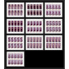 360d Fujeira MNH ** Mi N° 495 / 504 B Non dentelé imperf personalities from german history cote 150 feuilles sheets