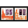 361b - Fujeira MNH ** Mi N° 495 / 504 + blocs BC 25 A personalities from german history bismarck heuss brandt adenauer