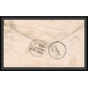 1914/ Inde (India) Entier Stationery Enveloppe (cover) N°1 victoria 1/2 anna blue calcutta 