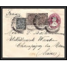 1916/ Inde (India) Entier Stationery Enveloppe (cover) N°14 + complement pour la france 1932