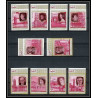 363 - Fujeira MNH ** Mi N° 475 / 484 B English Royalty history non dentelé (Imperf) churchill henri 7 elisabeth 