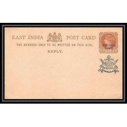1978/ Inde (India) faridkot Entier Stationery Carte postale (postcard) 1/4 anna neuf reply tb