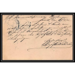 2172/ Allemagne bayern (germany) Entier Stationery Carte postale (postcard) N°59 gris Fürth Uerdingen 1903 + complement