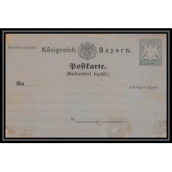 2191/ Allemagne bayern (germany) Entier Stationery Carte postale (postcard) N°8