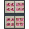 363i - Fujeira MNH ** Mi N° 475 / 484 A English Royalty history churchill king henri 7 queen elisabeth cote 44 bloc 4 