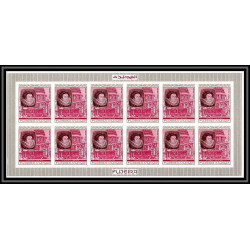 363j - Fujeira MNH ** Mi N° 478 A/B elisabeth 1 non dentelé (Imperf) feuilles sheets