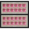 363k - Fujeira MNH ** Mi N° 481 A/B Anthony Eden famous british non dentelé (Imperf) feuilles sheets
