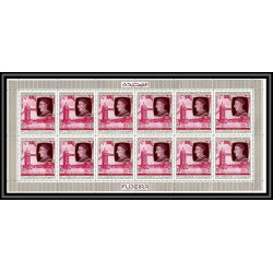 363k - Fujeira MNH ** Mi N° 481 A/B Anthony Eden famous british non dentelé (Imperf) feuilles sheets
