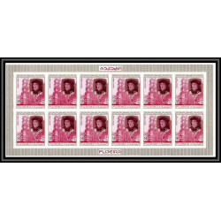 363m - Fujeira MNH ** Mi N° 476 A/B king henri 7 - famous british non dentelé (Imperf) feuilles sheets