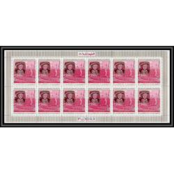 363m - Fujeira MNH ** Mi N° 476 A/B king henri 7 - famous british non dentelé (Imperf) feuilles sheets