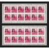 363n - Fujeira MNH ** Mi N° 477 A/B king henri 8 famous british non dentelé (Imperf) feuilles sheets