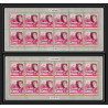 363o - Fujeira MNH ** Mi N° 482 A/B macmillan - famous british non dentelé (Imperf) feuilles sheets