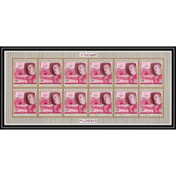 363o - Fujeira MNH ** Mi N° 482 A/B macmillan - famous british non dentelé (Imperf) feuilles sheets