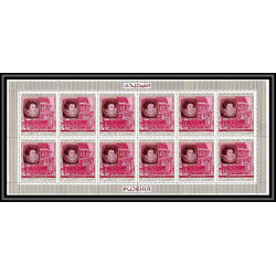 363o - Fujeira MNH ** Mi N° 482 A/B macmillan - famous british non dentelé (Imperf) feuilles sheets