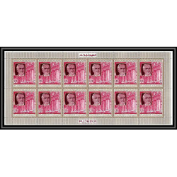 363p - Fujeira MNH ** Mi N° 480 A/B churchill - famous british non dentelé (Imperf) feuilles sheets