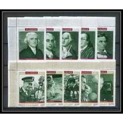 364 Fujeira MNH ** Mi N° 485 / 494 A personalities from american history espace (space) kennedy armstrong lincoln nixon