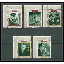 364 Fujeira MNH ** Mi N° 485 / 494 A personalities from american history espace (space) kennedy armstrong lincoln nixon