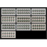 364 Fujeira MNH ** Mi N° 485 / 494 A personalities from american history space kennedy armstrong lincoln feuilles sheets