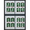 364a Fujeira MNH ** Mi N° 485 / 494 A personalities from american history espace space kennedy armstrong lincoln bloc 4