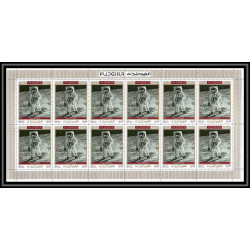 364k - Fujeira MNH ** Mi N° 494 A espace (space) Neil Armstrong Astronaute feuilles sheets
