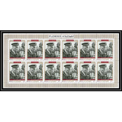 364l - Fujeira MNH ** Mi N° 491 Dwight D. Eisenhower USA président feuilles sheets