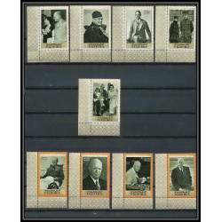 365a - Fujeira MNH ** Mi N° 365 / 373 A usa Dwight D. Eisenhower american président