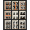 365b - Fujeira MNH ** Mi N° 365 / 373 B usa Eisenhower american président bloc 4 cote 60 euros non dentelé (Imperf)