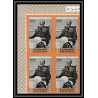 365b - Fujeira MNH ** Mi N° 365 / 373 B usa Eisenhower american président bloc 4 cote 60 euros non dentelé (Imperf)